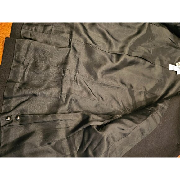 Ann‎ Taylor military jacket size 8 button close black - Picture 10 of 11